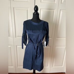 Amanda Uprichard Elegant Navy Blue Dress